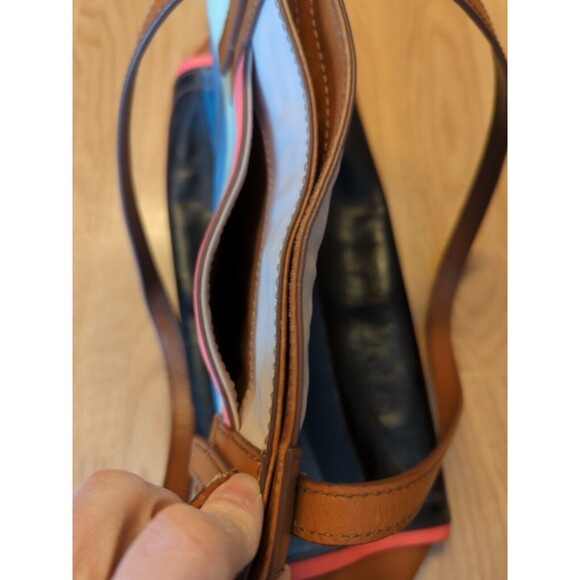 Fossil Emma Tote Shoulder Bag Multicolor Patchwork Leather Large - Picture 14 of 14